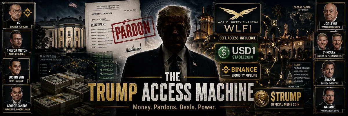 Trump-linked business interests: a dated map of money and access — original source image